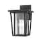 Z-Lite Seoul 1 Light Outdoor Wall Sconce, Oil Rubbed Bronze & Clear 571S-ORB - alternate 1